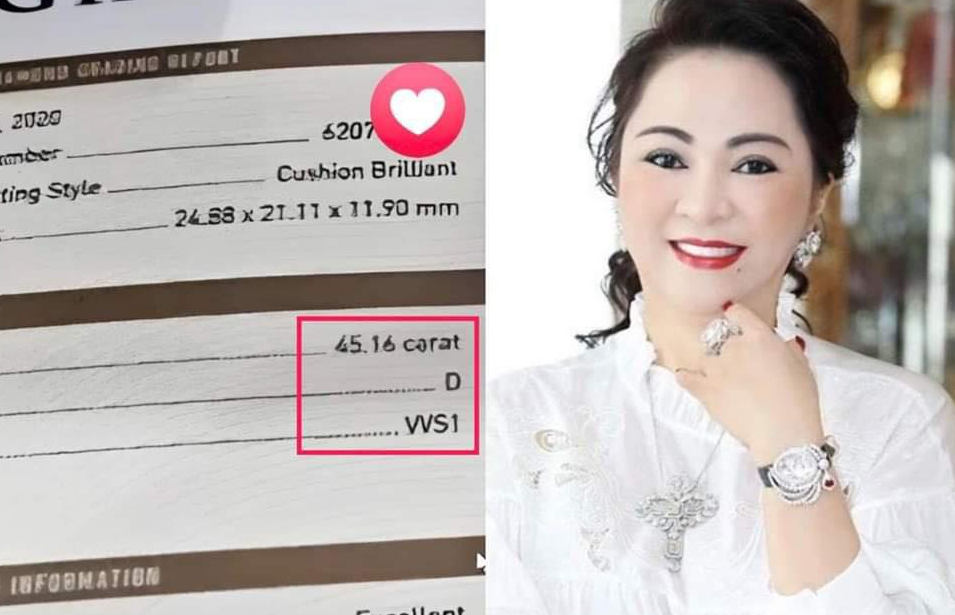 Một Hoa hậu chuyên buôn vàng khẳng định trên thế giới không có chiếc nhẫn kim cương nào giá 1000 tỷ cả, cho rằng bà Phương Hằng “b.ốc ph.ét” để gây sự chú ý