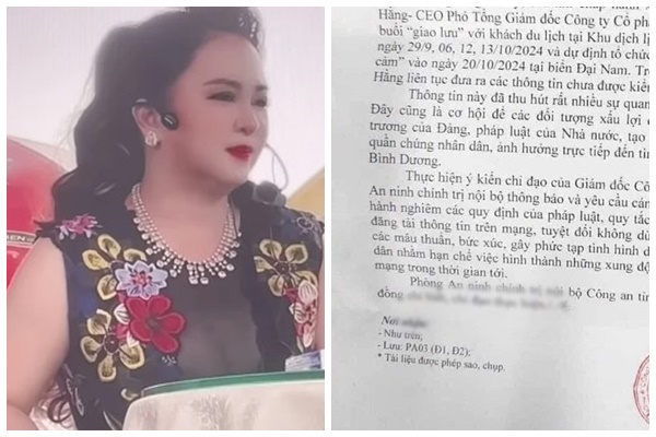 Dân tình đang xôn xao tờ giấy A4 có dấu đỏ của Triều Đình, fan khóc lo lắng cho bà Phương Hằng: Đã khuyên nhiều rồi mà cô không nghe